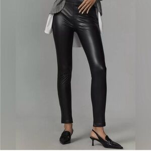Banana Republic Black Faux Leather Leggings